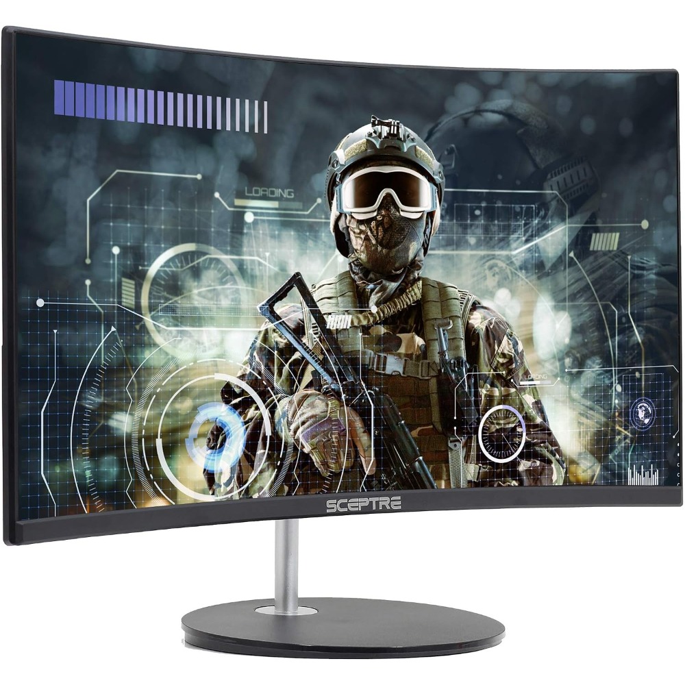 Gaming Monitor Curved - Monitor de Juegos Curvo de 24