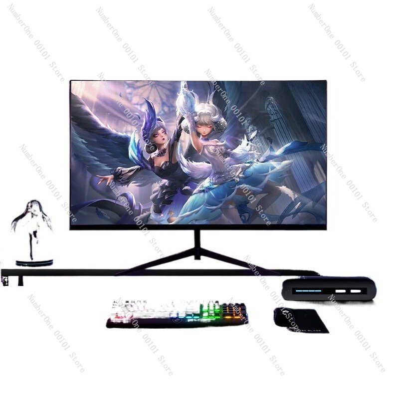 Gaming Monitor Curved - Monitor curvo sin bordes de 24