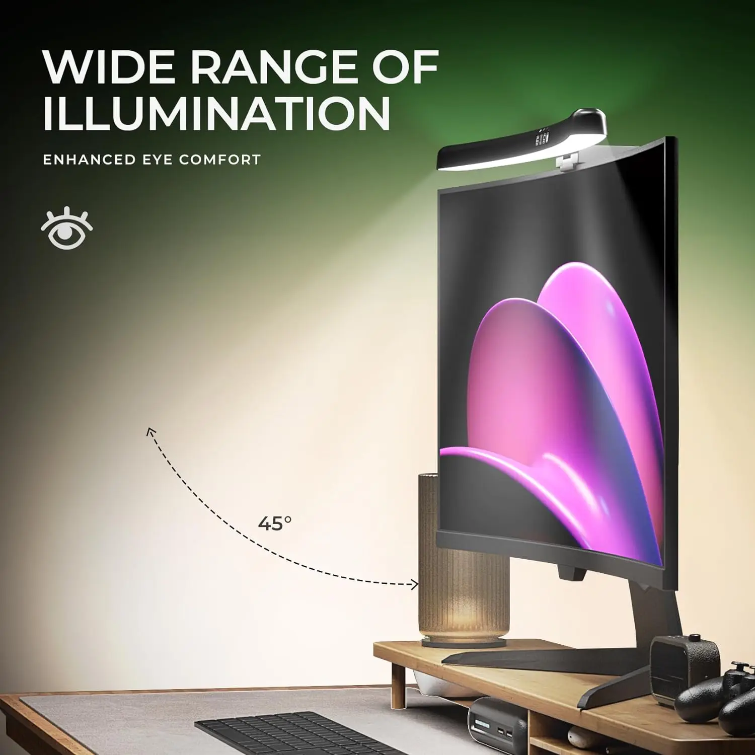 Barra de luz curvada para Moni - Gaming Monitor Curved reseña y precio