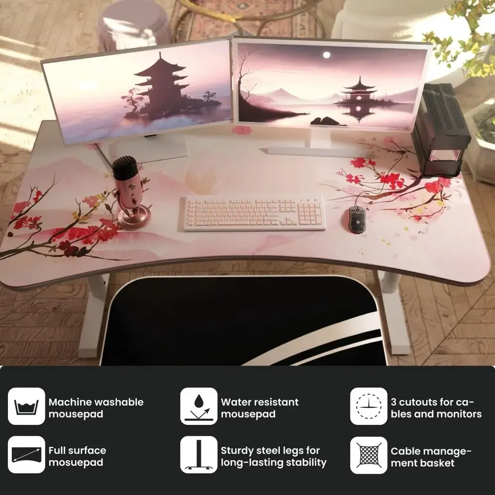 Escritorio Curvo para Juegos y - Gaming Monitor Curved reseña y precio