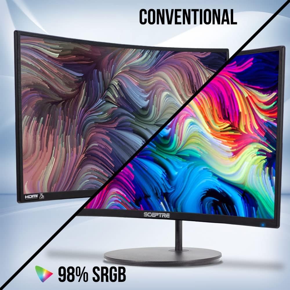 Monitor de Juegos Curvo de 24  - Gaming Monitor Curved reseña y precio